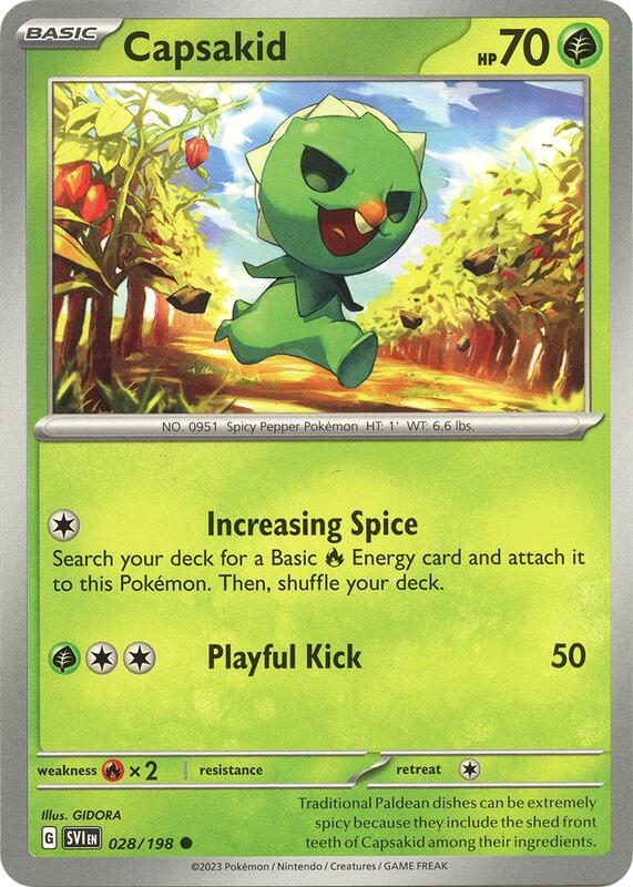 Capsakid 028/198 - SV01: Scarlet & Violet (SVI)