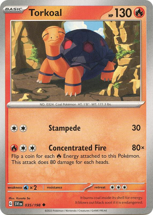 Torkoal 035/198 - SV01: Scarlet & Violet (SVI)