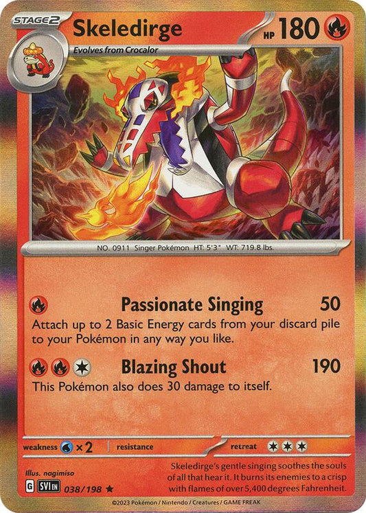 Skeledirge 038/198 - SV01: Scarlet & Violet (SVI)