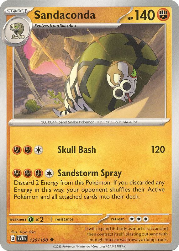 Sandaconda 120/198 - SV01: Scarlet & Violet (SVI)