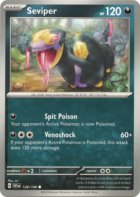 Seviper 128/198 - SV01: Scarlet & Violet (SVI)
