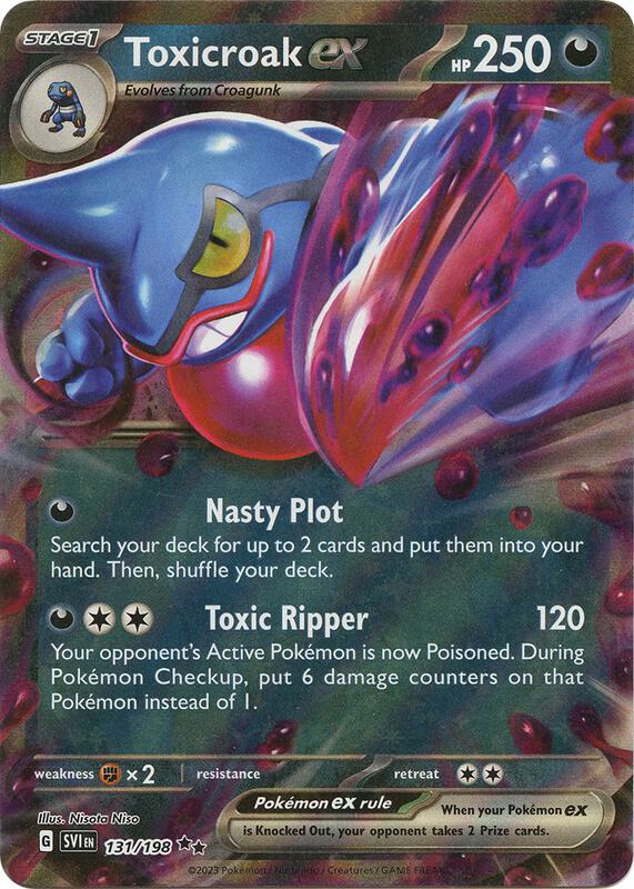 Toxicroak ex 131/198 - SV01: Scarlet & Violet (SVI)