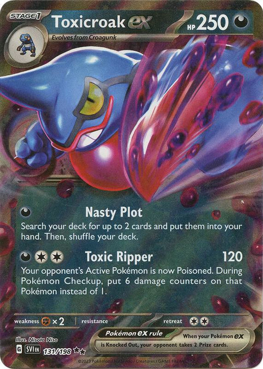 Toxicroak ex 131/198 - SV01: Scarlet & Violet (SVI)