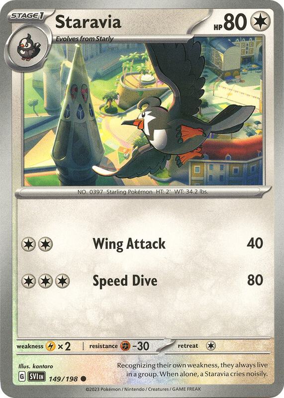 Staravia 149/198 - SV01: Scarlet & Violet (SVI)