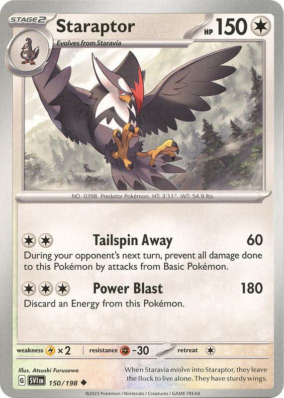 Staraptor 150/198 - SV01: Scarlet & Violet (SVI)