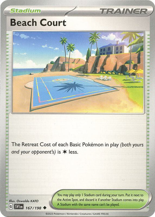 Beach Court 167/198 - SV01: Scarlet & Violet (SVI)