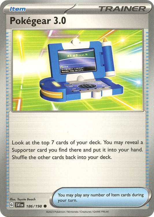 Pokegear 3.0 186/198 - SV01: Scarlet & Violet (SVI)