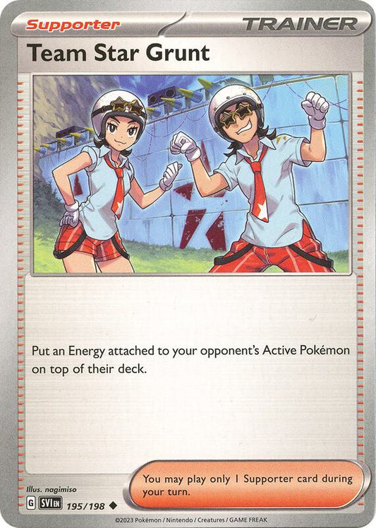 Team Star Grunt 195/198 - SV01: Scarlet & Violet (SVI)