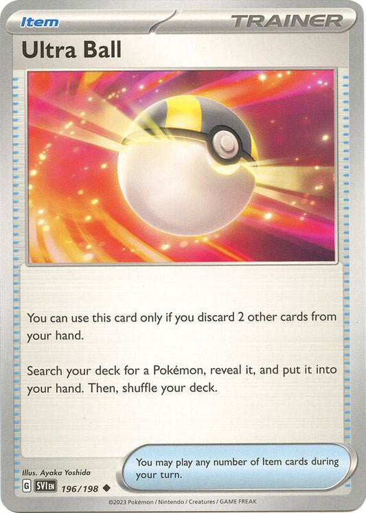 Ultra Ball 196/198 - SV01: Scarlet & Violet (SVI)
