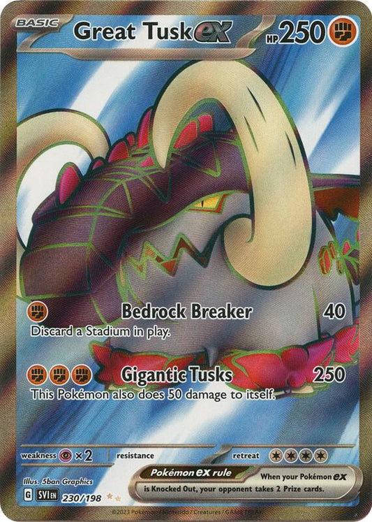 Great Tusk ex 230/198 - SV01: Scarlet & Violet (SVI)