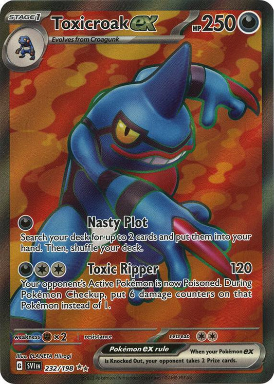 Toxicroak ex 232/198 - SV01: Scarlet & Violet (SVI)