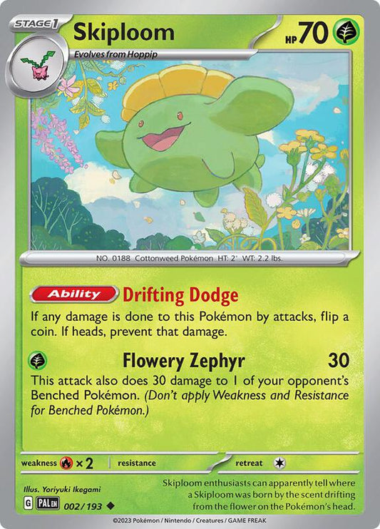 Skiploom 002/193 - SV02: Paldea Evolved (PAL)