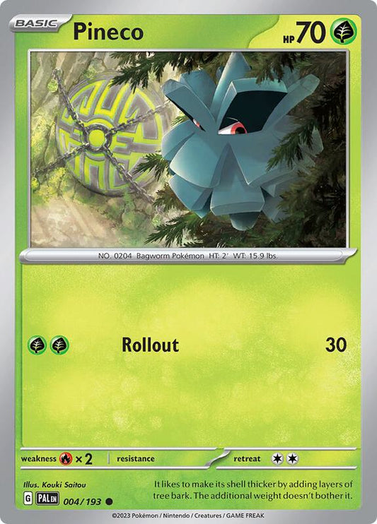 Pineco 004/193 - SV02: Paldea Evolved (PAL)
