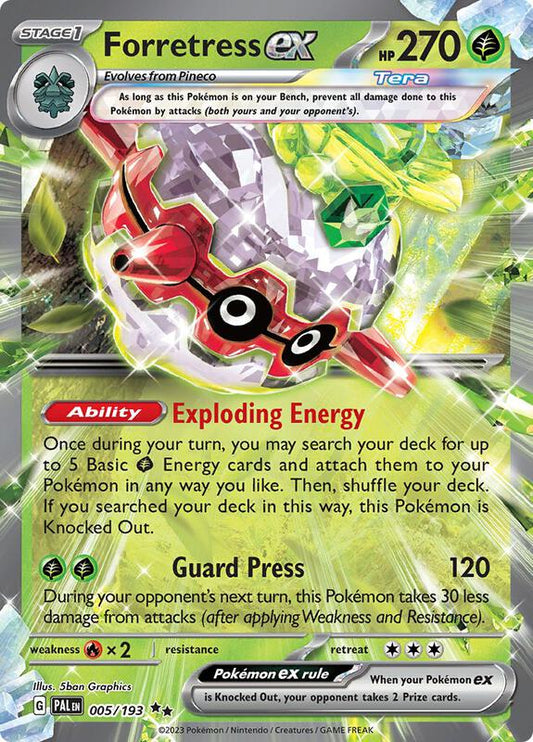 Forretress ex 005/193 - SV02: Paldea Evolved (PAL)
