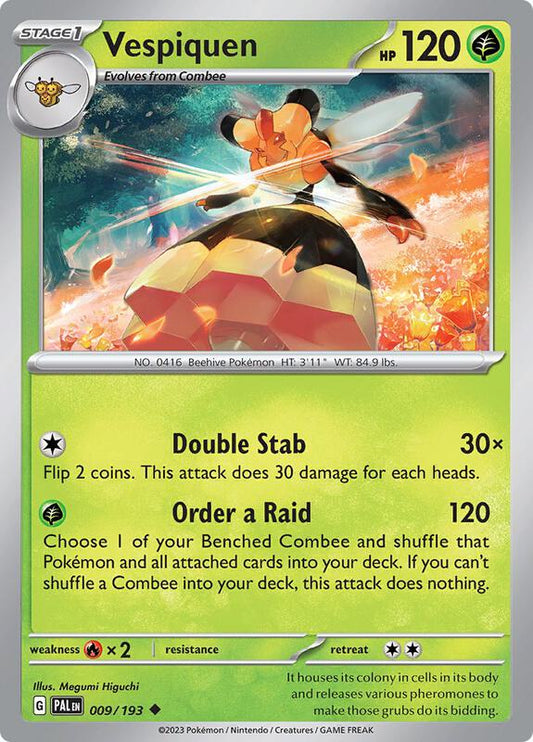 Vespiquen 009/193 - SV02: Paldea Evolved (PAL)