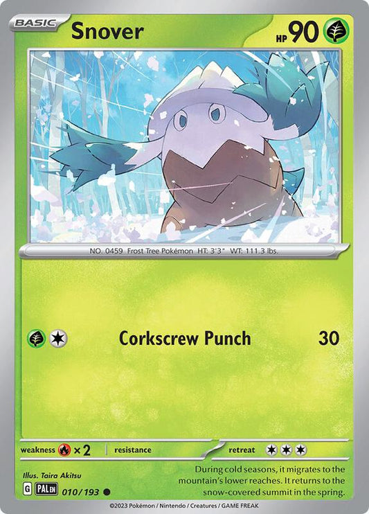 Snover 010/193 - SV02: Paldea Evolved (PAL)