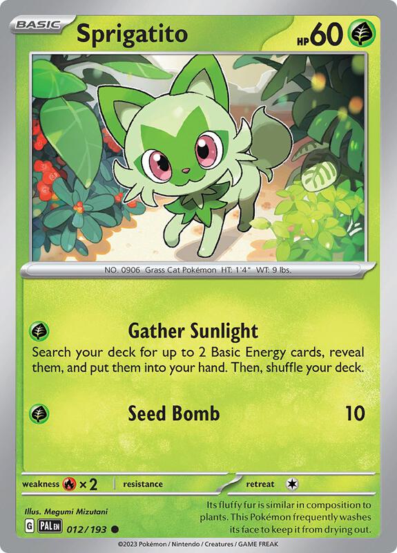 Sprigatito 012/193 - SV02: Paldea Evolved (PAL)