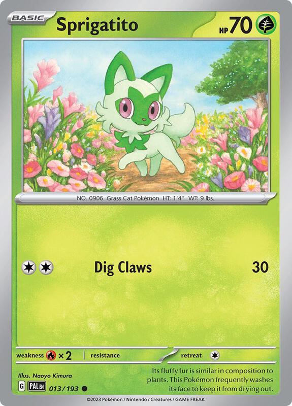 Sprigatito 013/193 - SV02: Paldea Evolved (PAL)