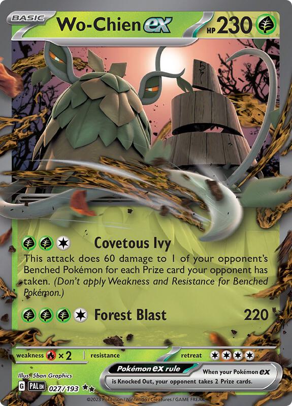 Wo-Chien Ex 027/193 - SV02: Paldea Evolved (PAL)