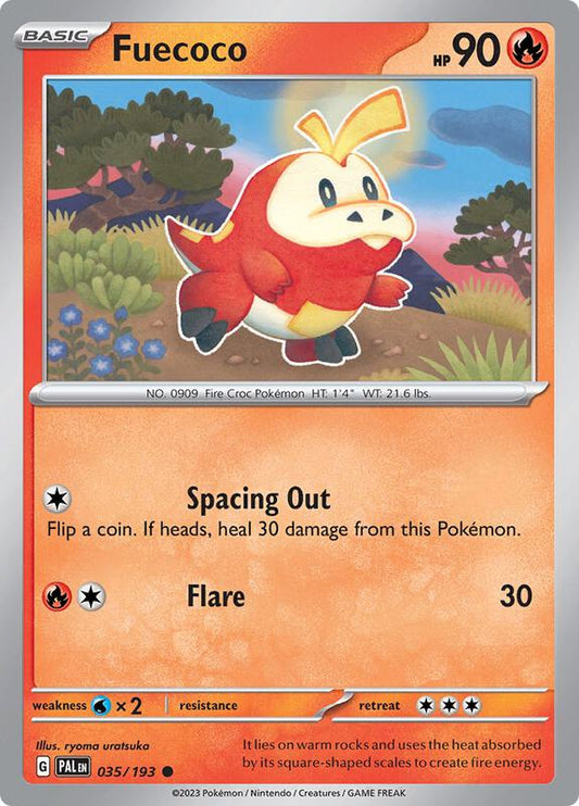Fuecoco 035/193 - SV02: Paldea Evolved (PAL)