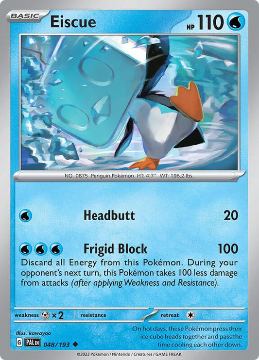 Eiscue 048/193 - SV02: Paldea Evolved (PAL)