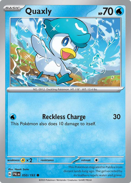 Quaxly 050/193 - SV02: Paldea Evolved (PAL)