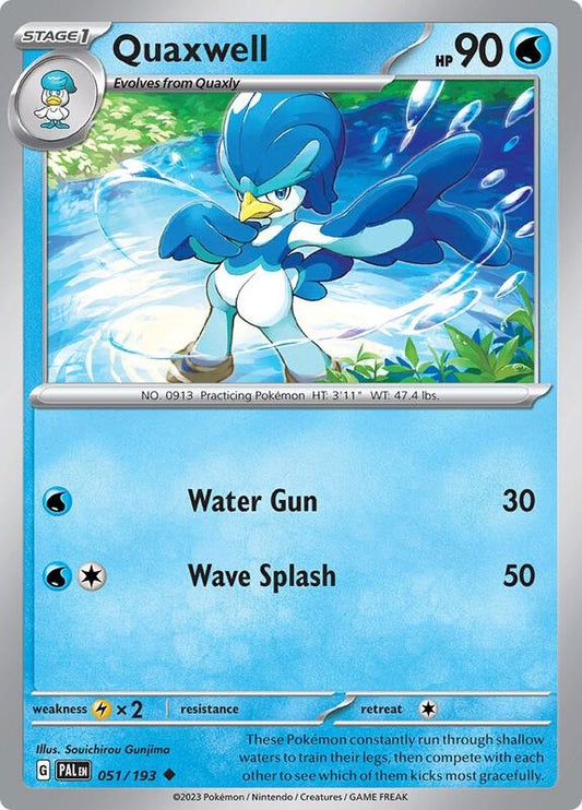 Quaxwell 051/193 - SV02: Paldea Evolved (PAL)