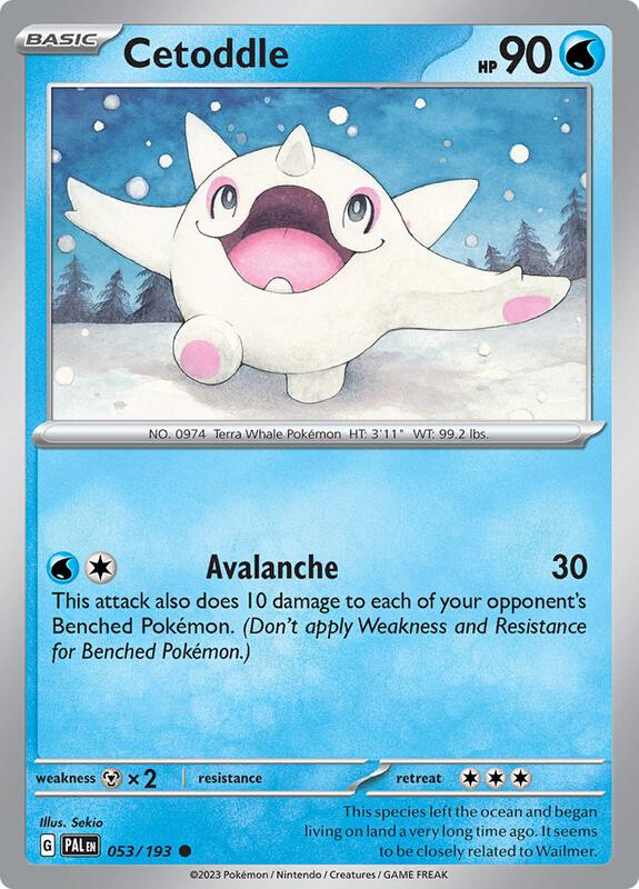 Cetoddle 053/193 - SV02: Paldea Evolved (PAL)