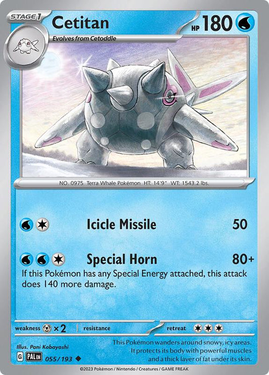 Cetitan 055/193 - SV02: Paldea Evolved (PAL)