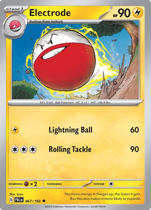 Electrode 067/193 - SV02: Paldea Evolved (PAL)