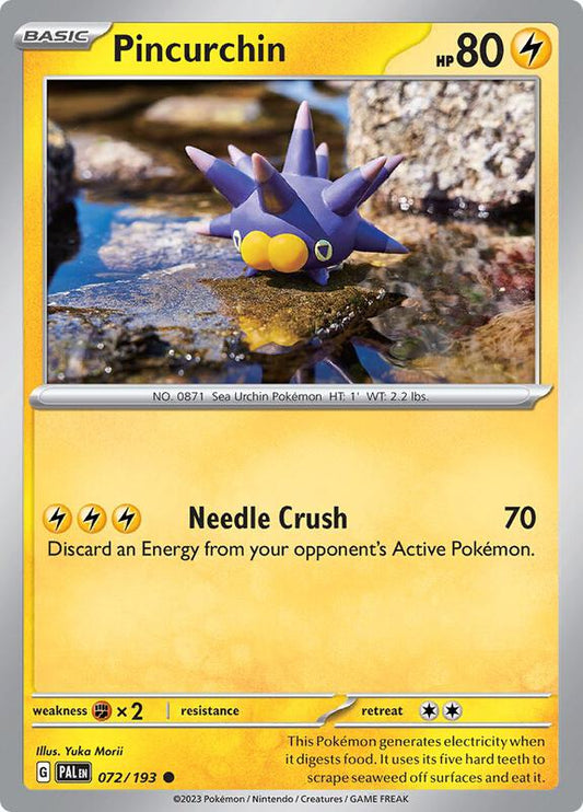 Pincurchin 072/193 - SV02: Paldea Evolved (PAL)