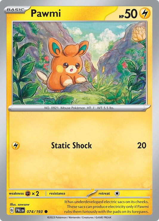 Pawmi 074/193 - SV02: Paldea Evolved (PAL)