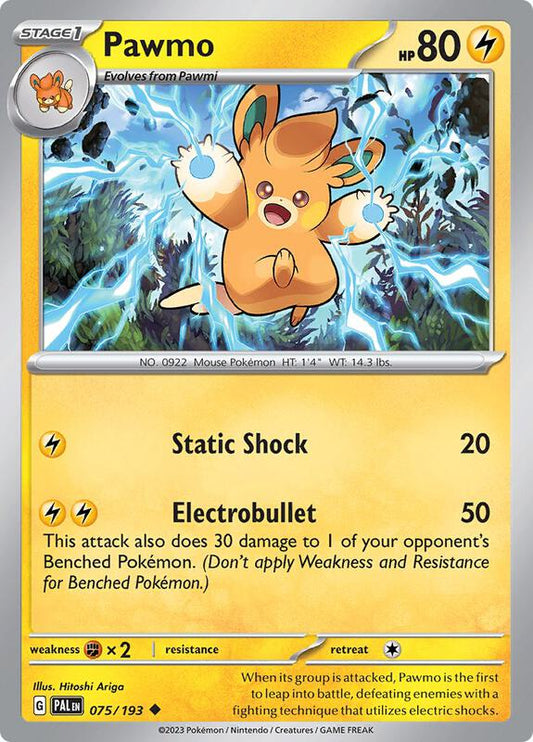 Pawmo 075/193 - SV02: Paldea Evolved (PAL)