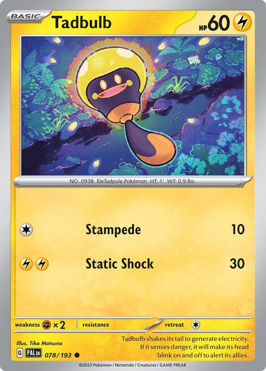 Tadbulb 078/193 - SV02: Paldea Evolved (PAL)