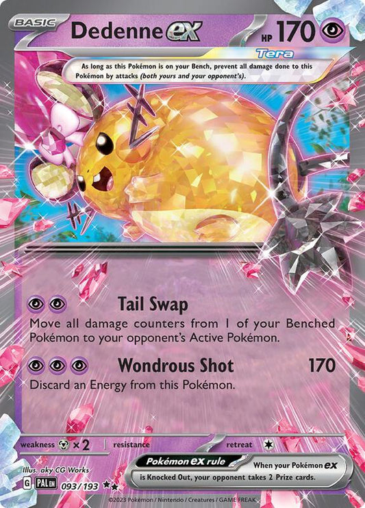 Dedenne ex 093/193 - SV02: Paldea Evolved (PAL)