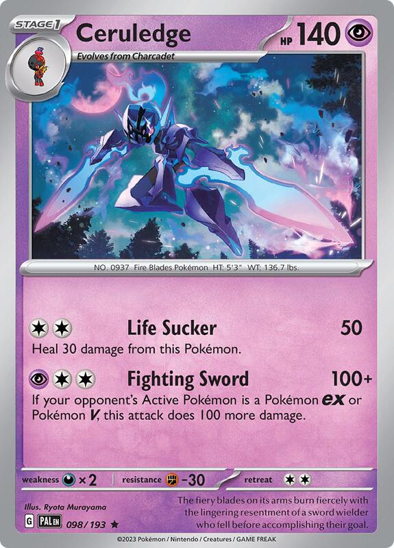 Ceruledge 098/193 - SV02: Paldea Evolved (PAL)