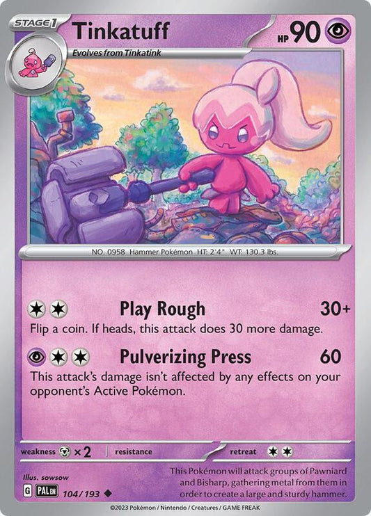 Tinkatuff 104/193 - SV02: Paldea Evolved (PAL)