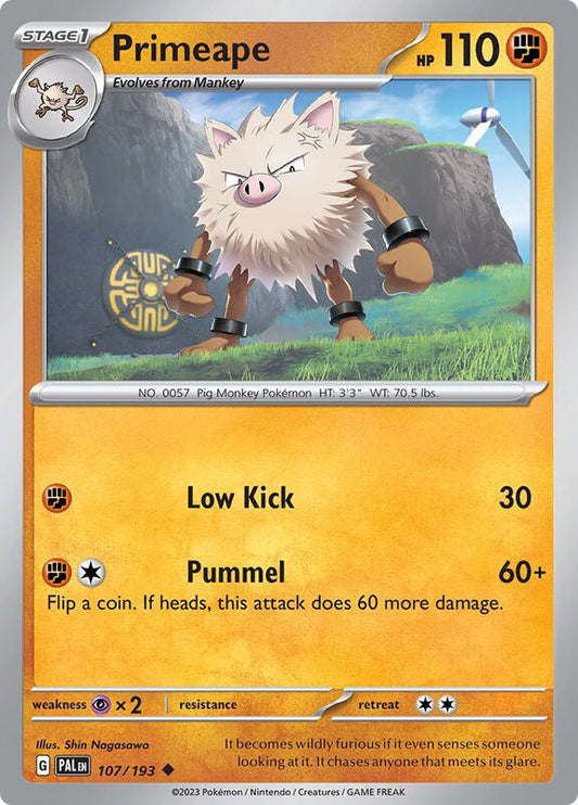 Primeape 107/193 - SV02: Paldea Evolved (PAL)