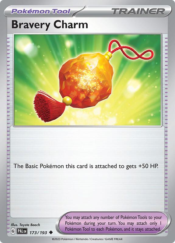 Bravery Charm 173/193 - SV02: Paldea Evolved (PAL)