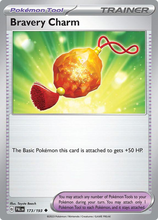 Bravery Charm 173/193 - SV02: Paldea Evolved (PAL)