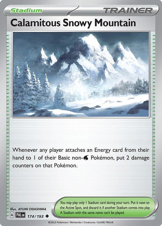 Calamitous Snowy Mountain 174/193 - SV02: Paldea Evolved (PAL)