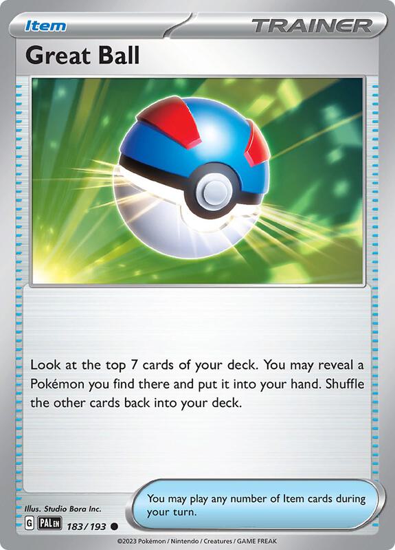 Great Ball 183/193 - SV02: Paldea Evolved (PAL)