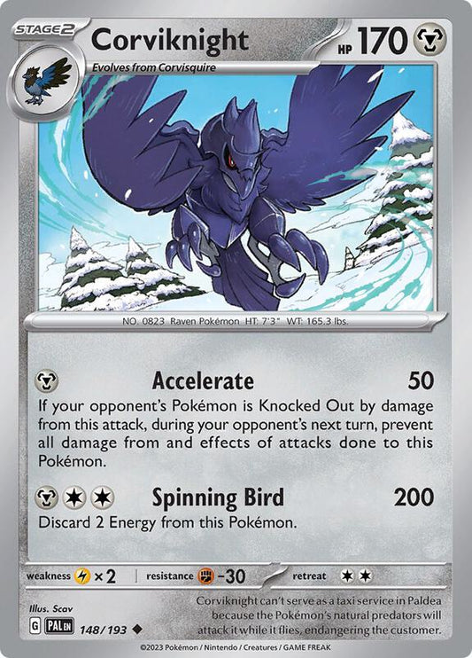 Corviknight 148/193 - SV02: Paldea Evolved (PAL)