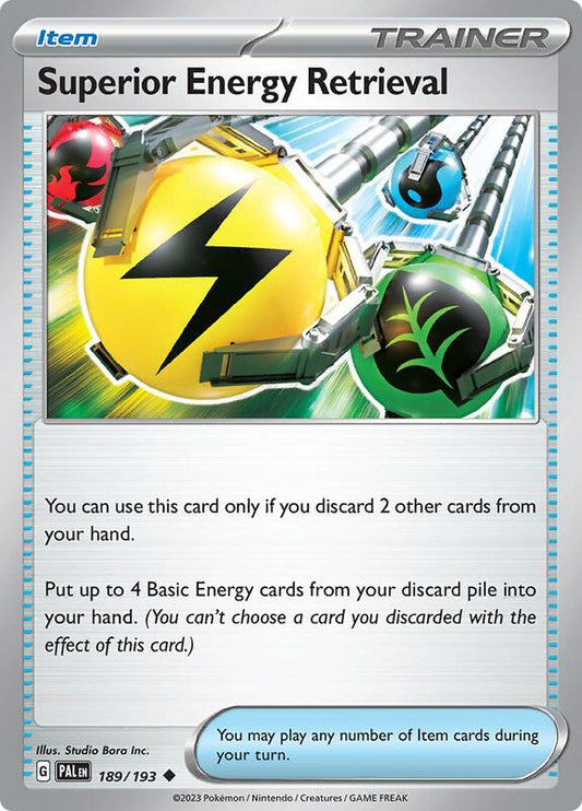 Superior Energy Retrieval 189/193 - SV02: Paldea Evolved (PAL)