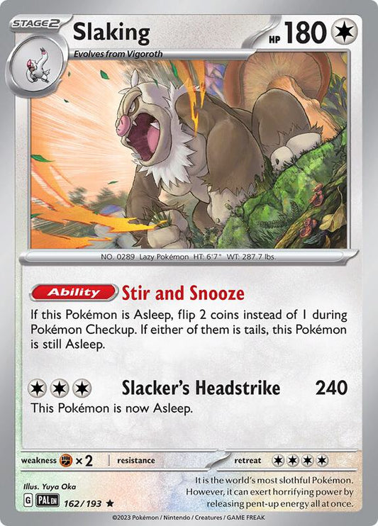 Slaking 162/193 - SV02: Paldea Evolved (PAL)