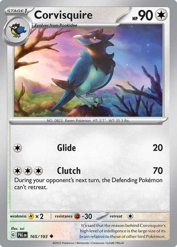Corvisquire 165/193 - SV02: Paldea Evolved (PAL)