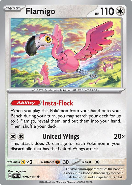 Flamigo 170/193 - SV02: Paldea Evolved (PAL)