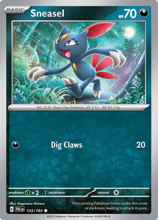 Sneasel 133/193 - SV02: Paldea Evolved (PAL)