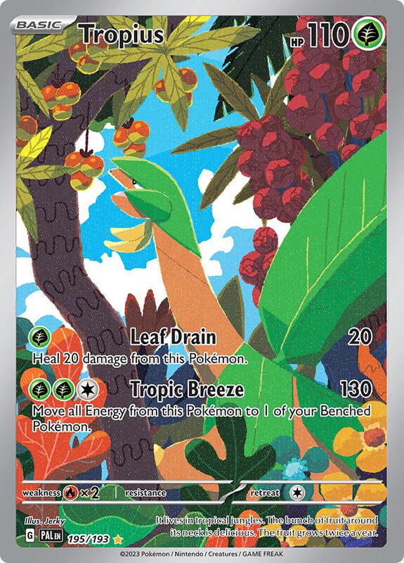 Tropius 195/193 - SV02: Paldea Evolved (PAL)