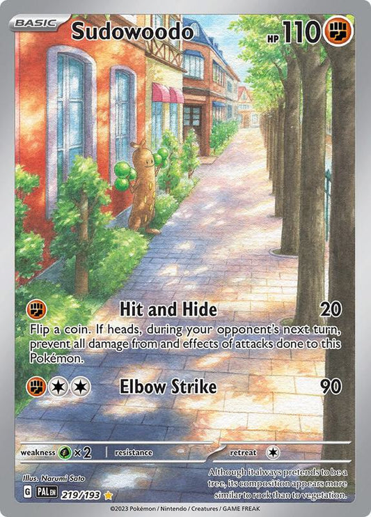 Sudowoodo 219/193 - SV02: Paldea Evolved (PAL)